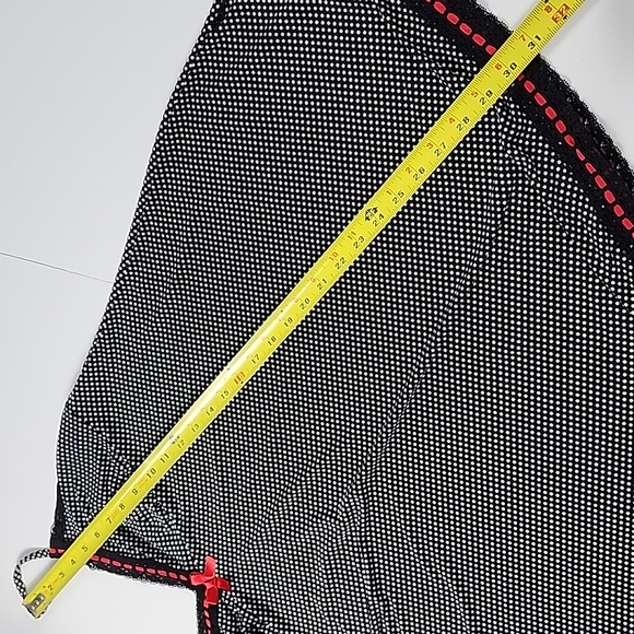 La Senza White Polka Dot Black Red Bow Adjustable Strap Stretchy Lace Size Large - Picture 12 of 14